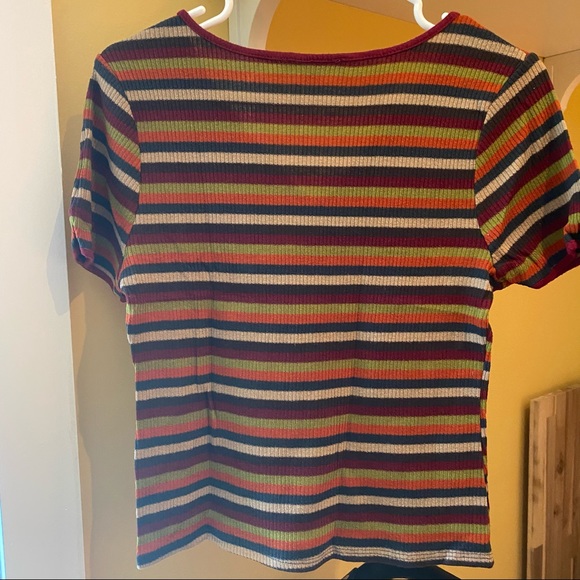 Multicoloured Striped Top - Picture 2 of 2
